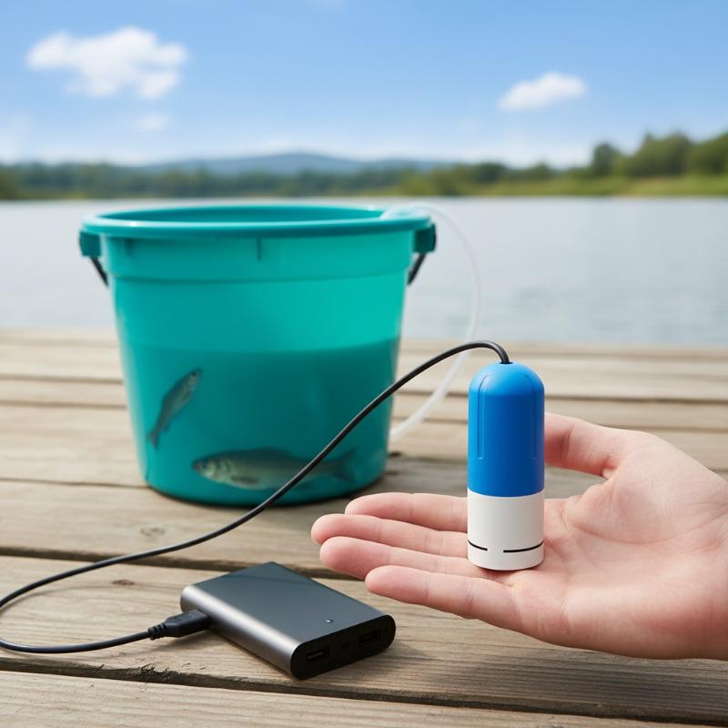Aquarium Lily Pipe - Small Aquarium Air Pump 1W Silent