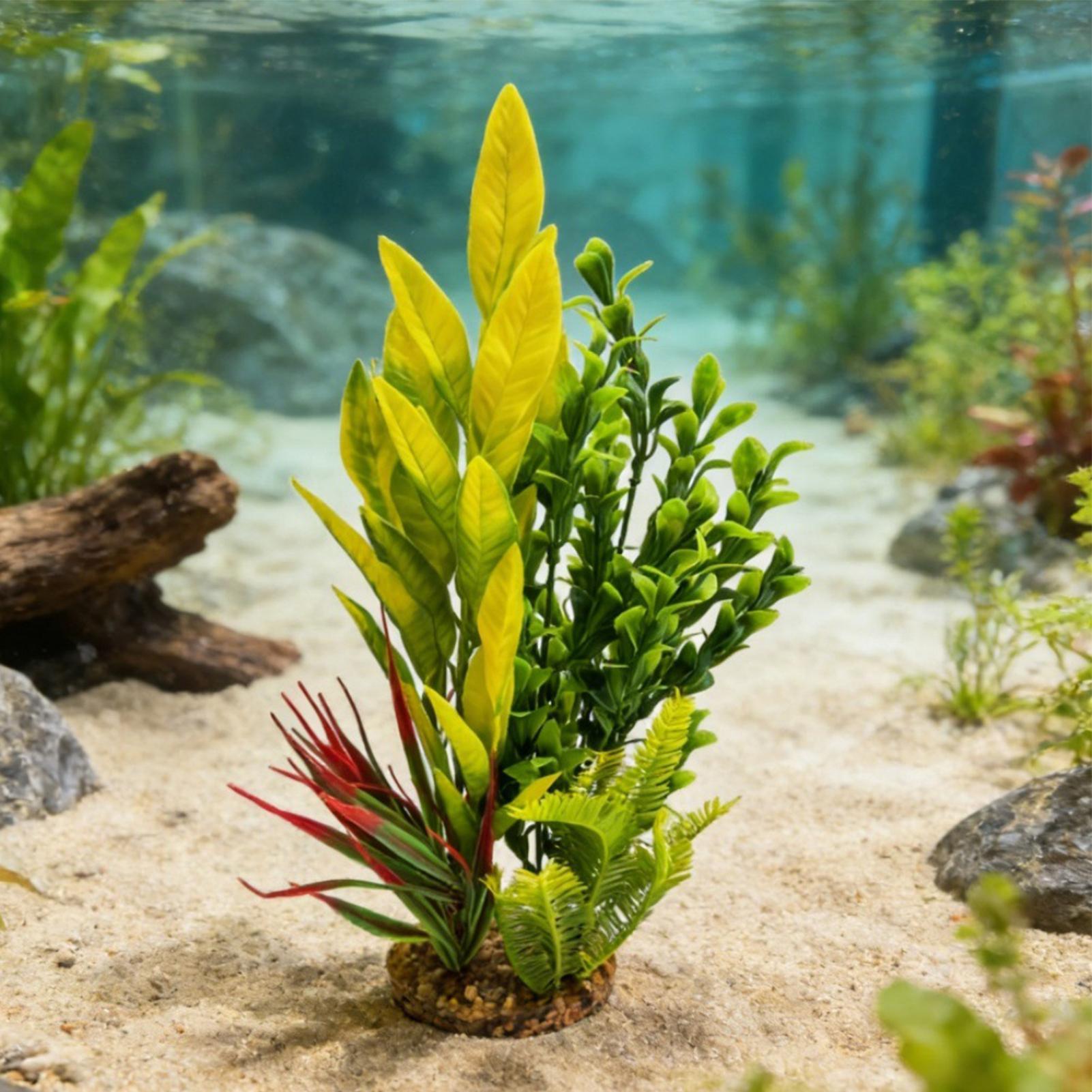 Planted Aquarium For Beginners - Artificial Aquarium Plants Fish Tank Decor