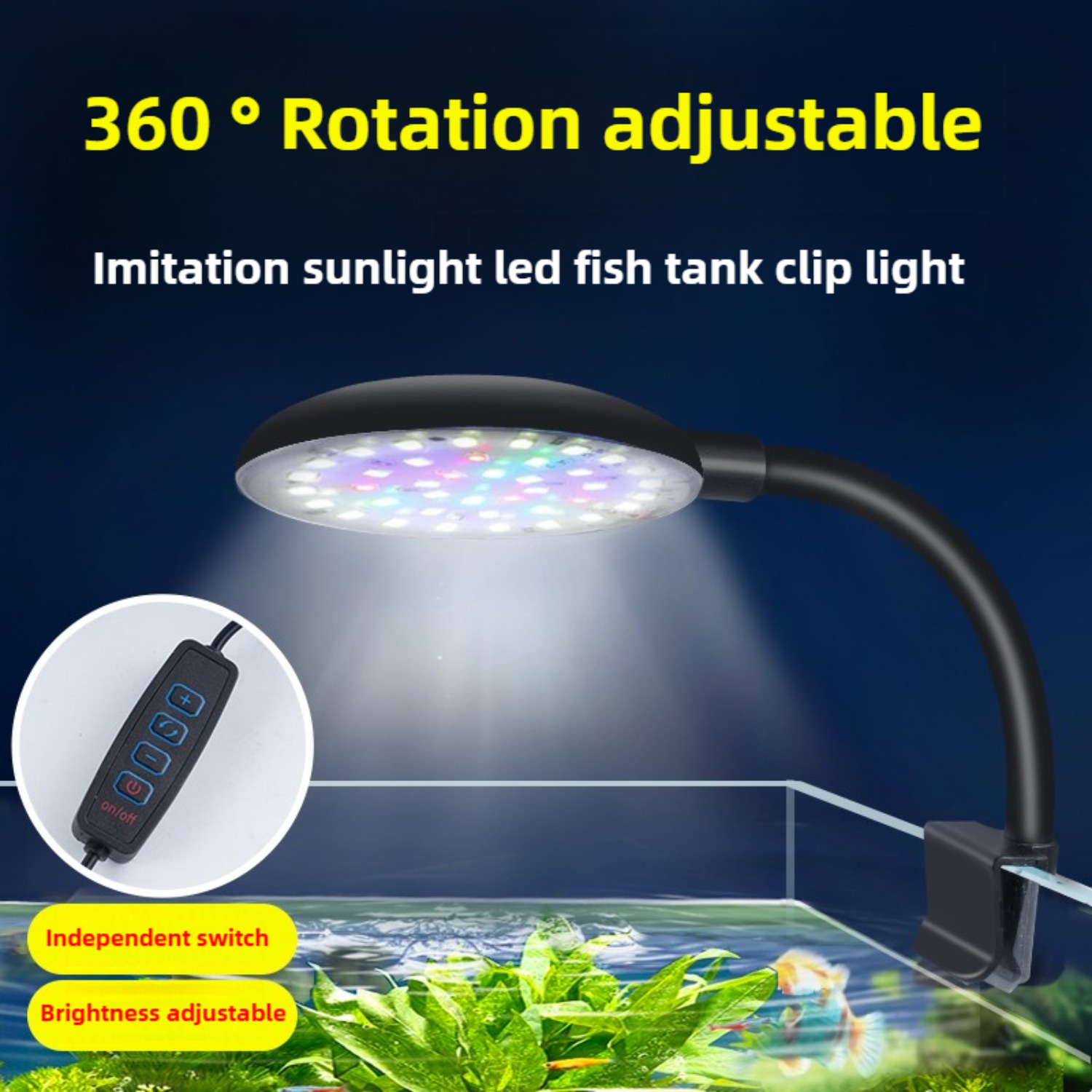 Led Planted Tank Light - USB Small Clip LED Fish Tank