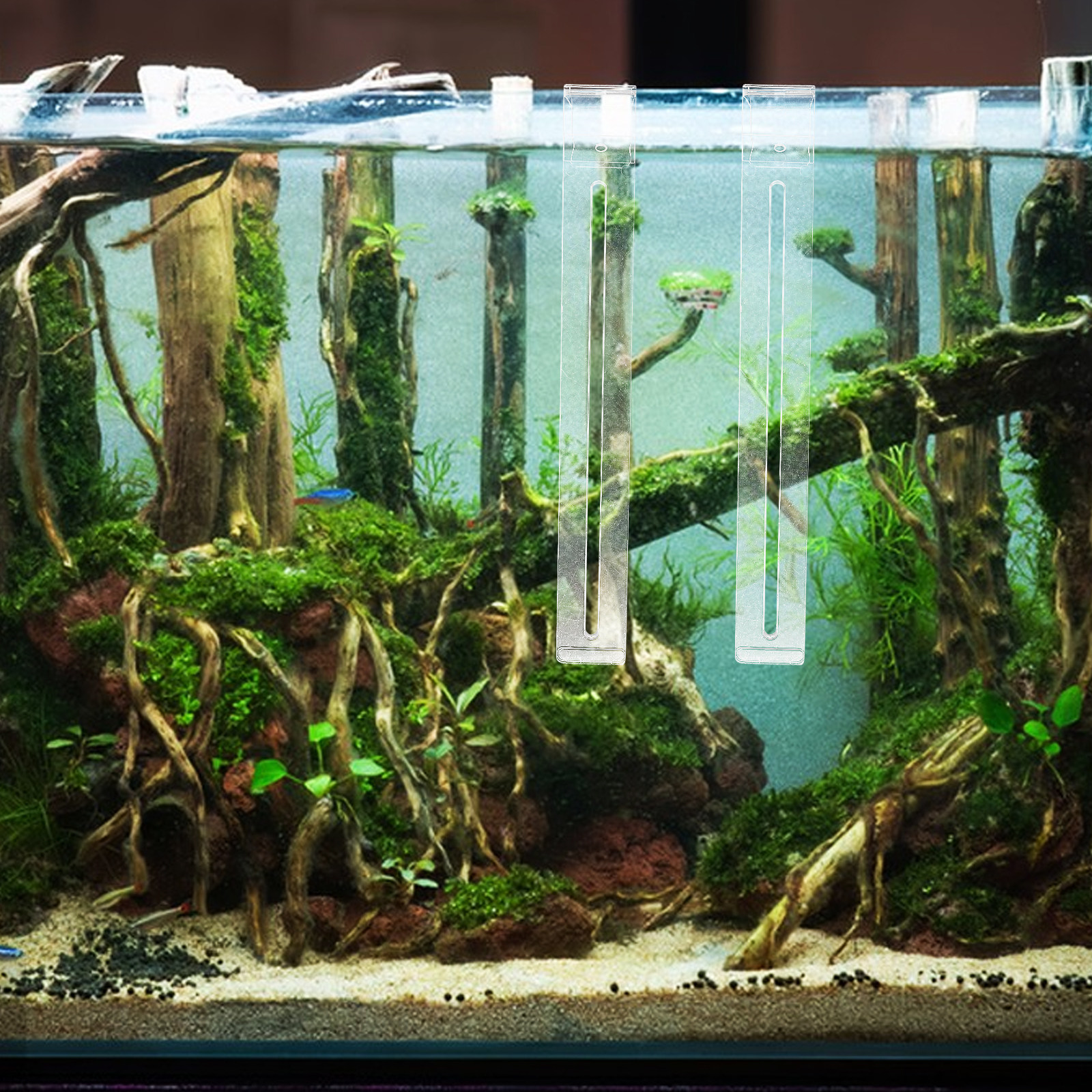 2Pcs Lightweight Sturdy Plasti - Aquarium Planted Tank Setup บทวิจารณ์และราคา