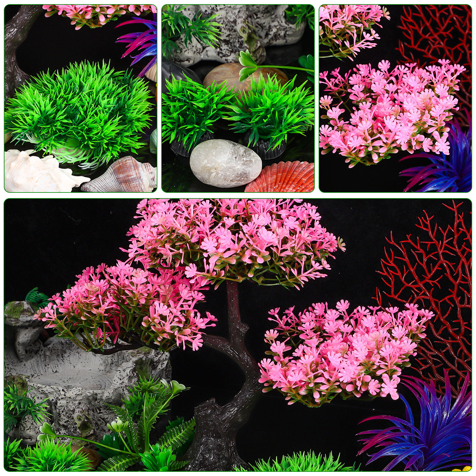 Artificial Plants Indoor Aquar - Aquarium Plants For Sale บทวิจารณ์และราคา