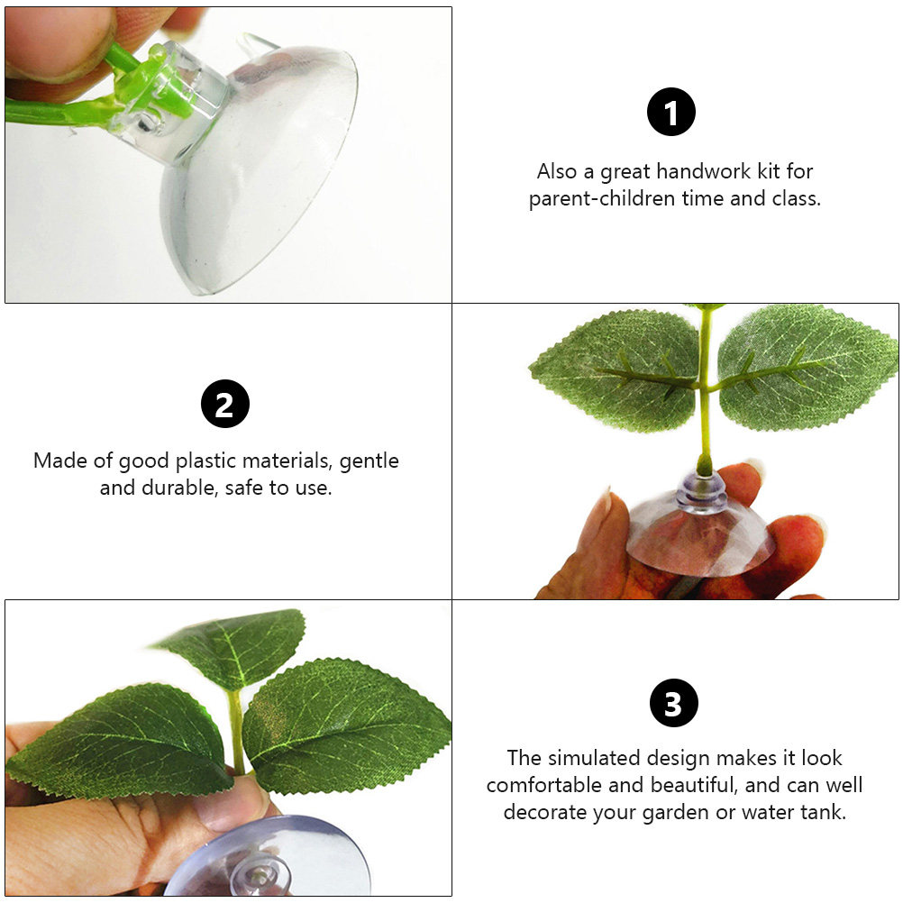 3Pcs Artificial Aquatic Plants - Aquarium Planted Tank Setup บทวิจารณ์และราคา