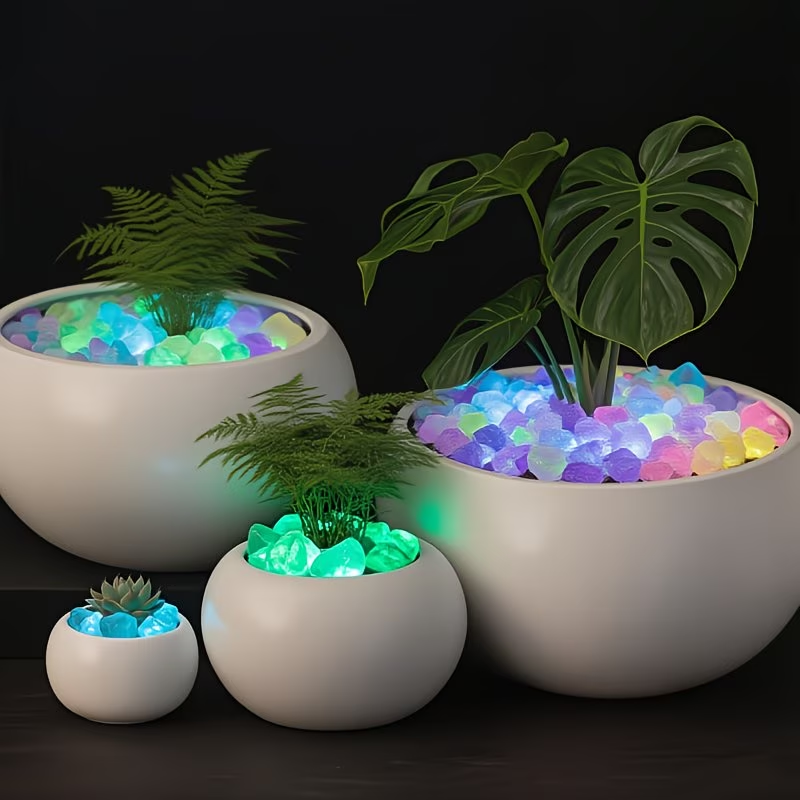 300PCS Luminous Pebble Set,0.9 - Planted Aquarium Equipment บทวิจารณ์และราคา