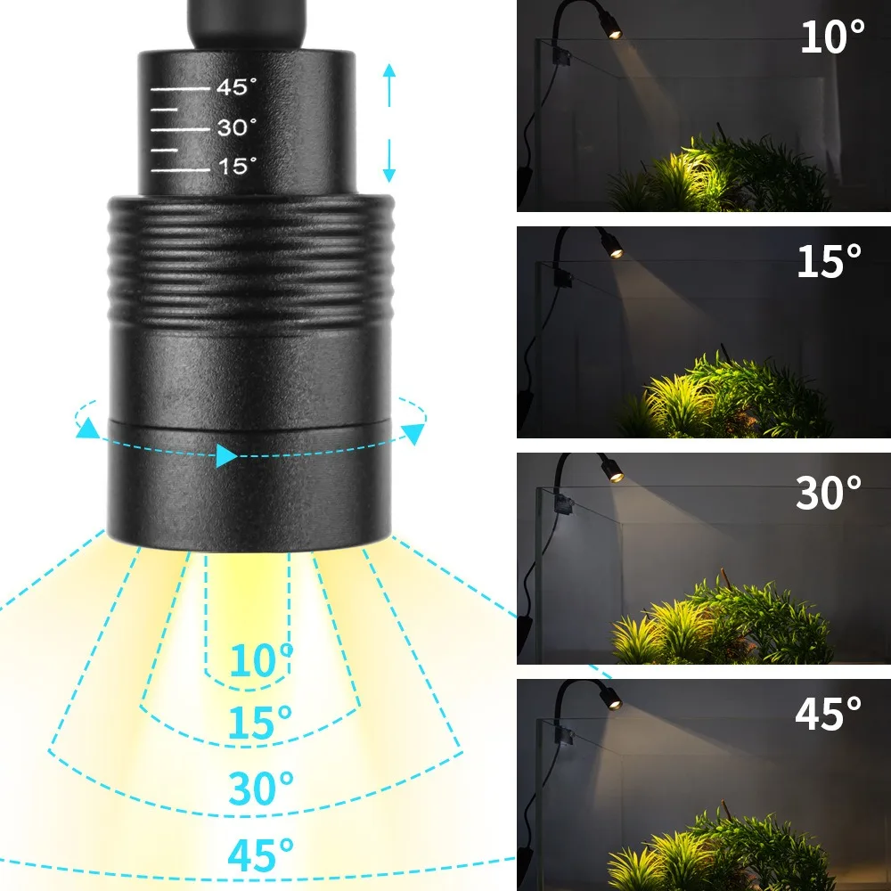 Super Slim LED Aquarium Light  - Led Planted Tank Light บทวิจารณ์และราคา