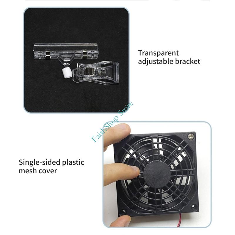 124E FishTank Clip on Cooling  - Planted Aquarium Water Temperature บทวิจารณ์และราคา