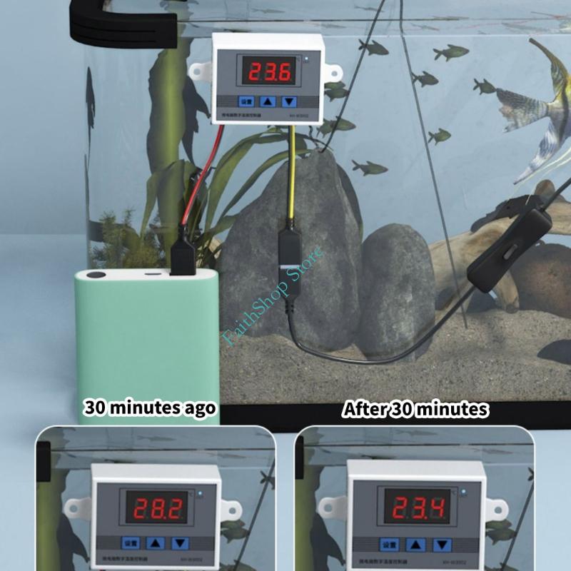 124E FishTank Clip on Cooling  - Planted Aquarium Water Temperature บทวิจารณ์และราคา