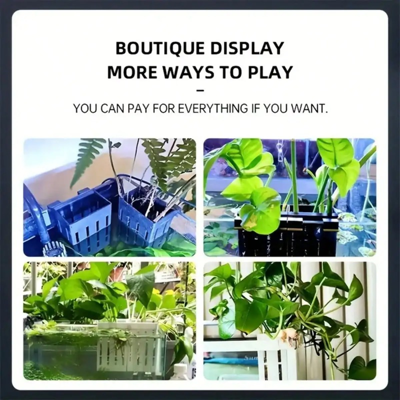 Aquarium Plant Holder Black Pl - Planted Aquarium Equipment บทวิจารณ์และราคา