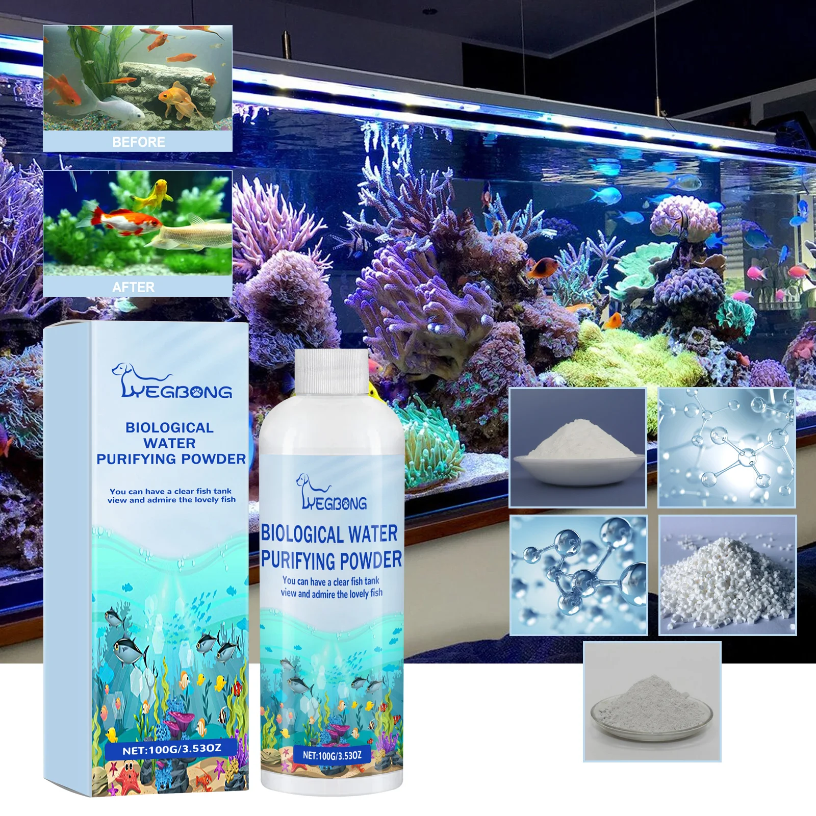 Yegbong Fish Tank Water Purifi - Planted Aquarium Fertilizer บทวิจารณ์และราคา