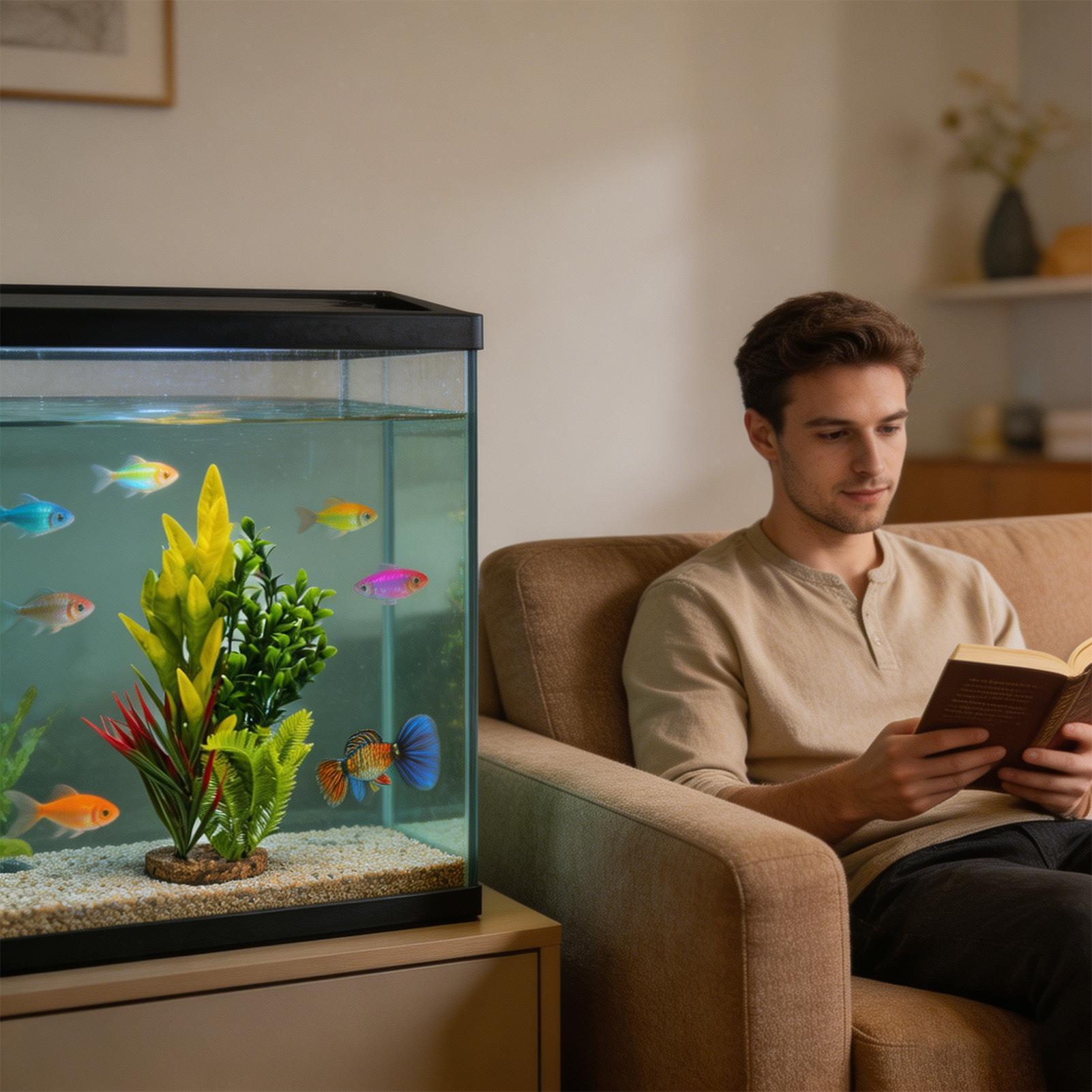 Artificial Plants For Aquarium - Planted Aquarium For Beginners บทวิจารณ์และราคา