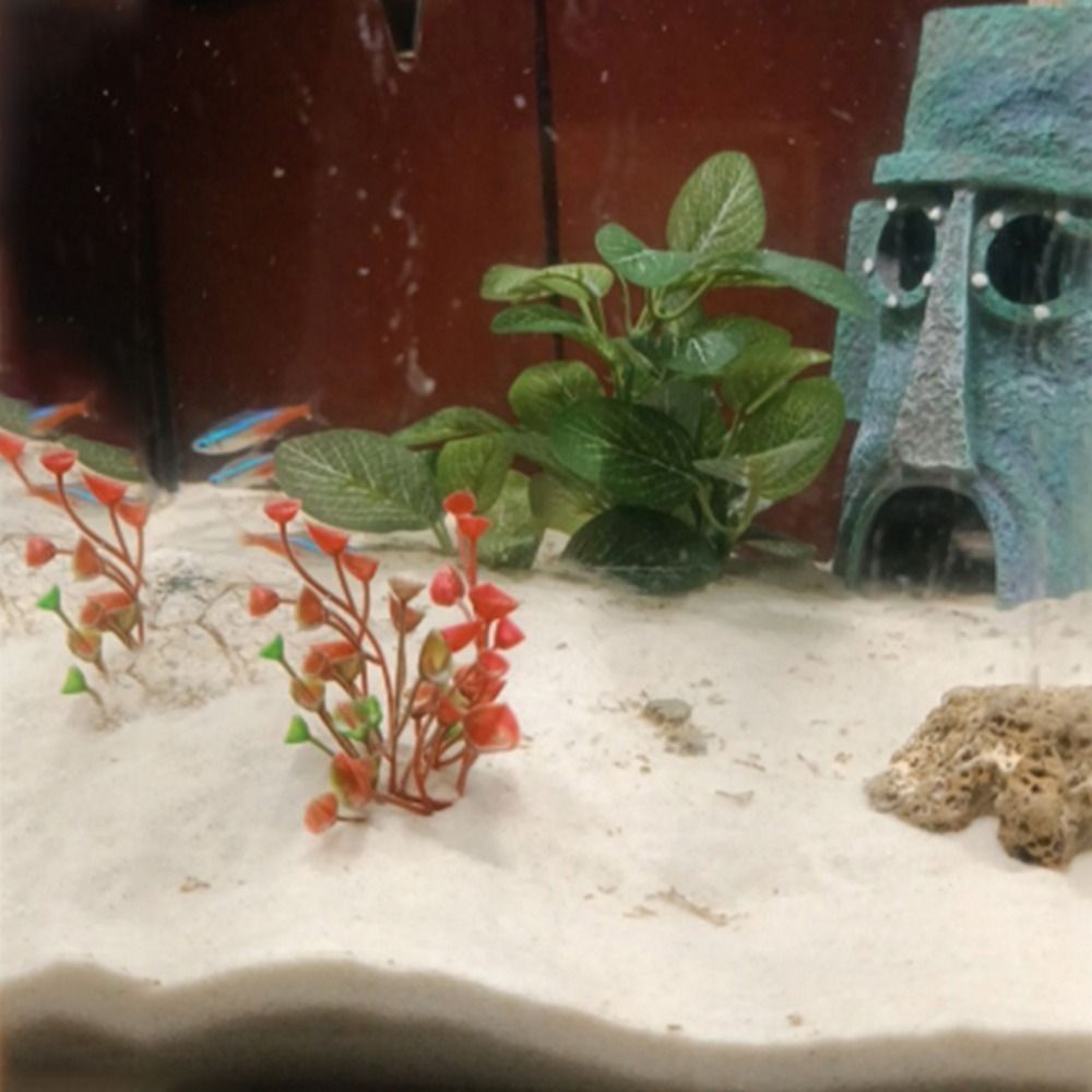 Plastic Creative Simulated Gre - Planted Aquarium Jar บทวิจารณ์และราคา