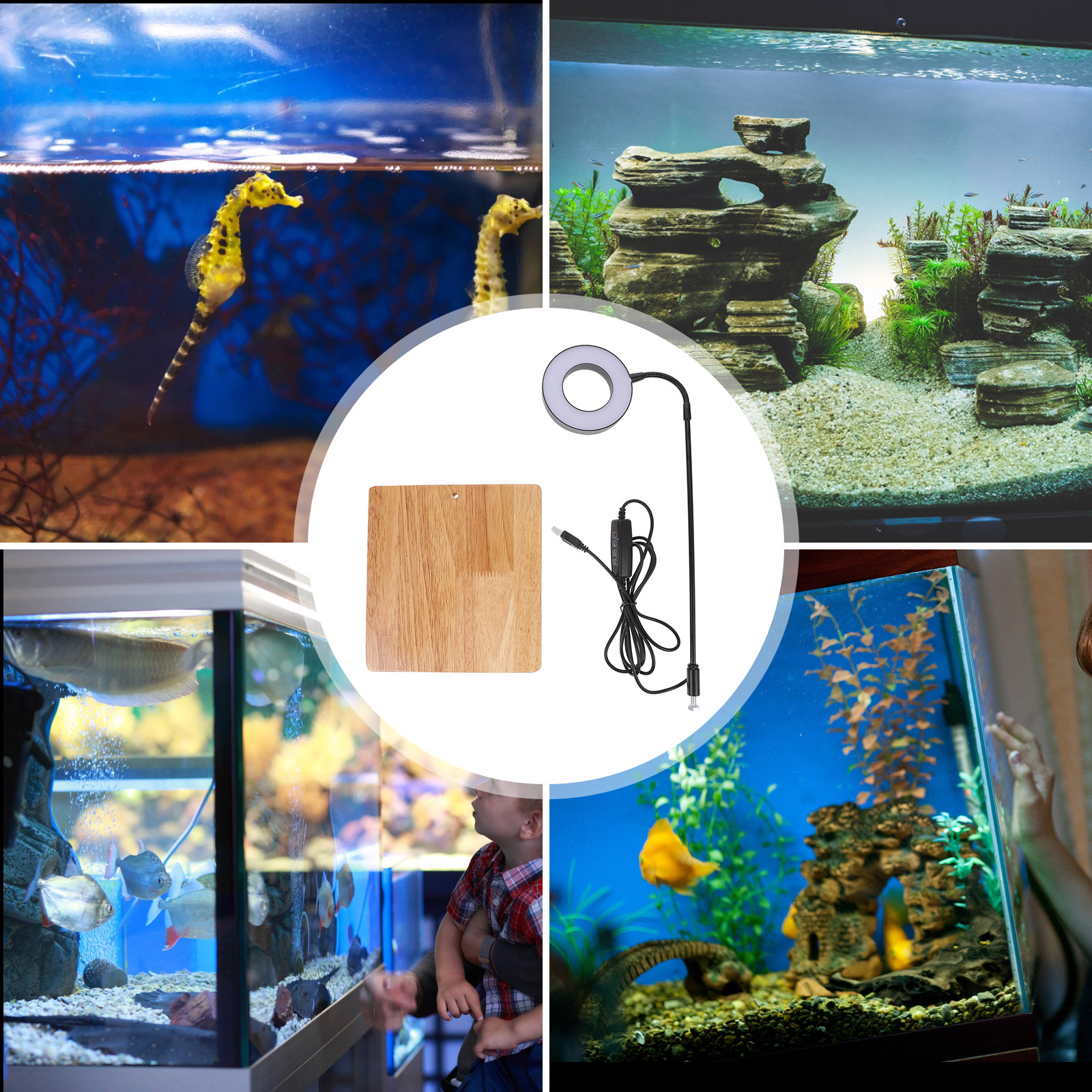 1Pcs Aquarium Fill Light High  - Led Planted Tank Light บทวิจารณ์และราคา