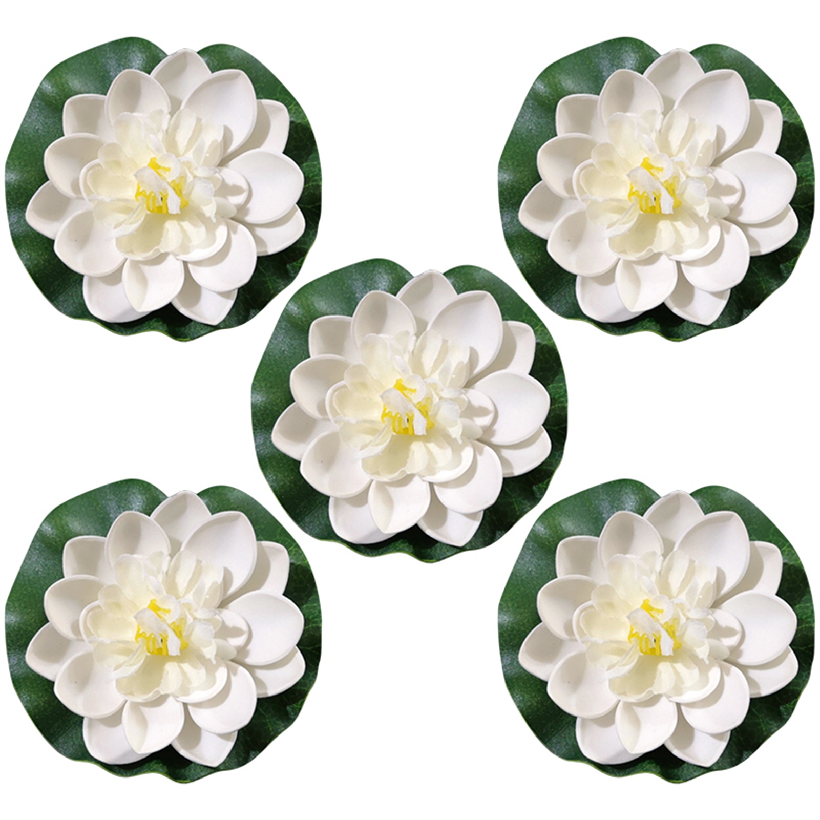 5pcs/set 10cm Artificial Lotus - Planted Aquarium Bowl บทวิจารณ์และราคา