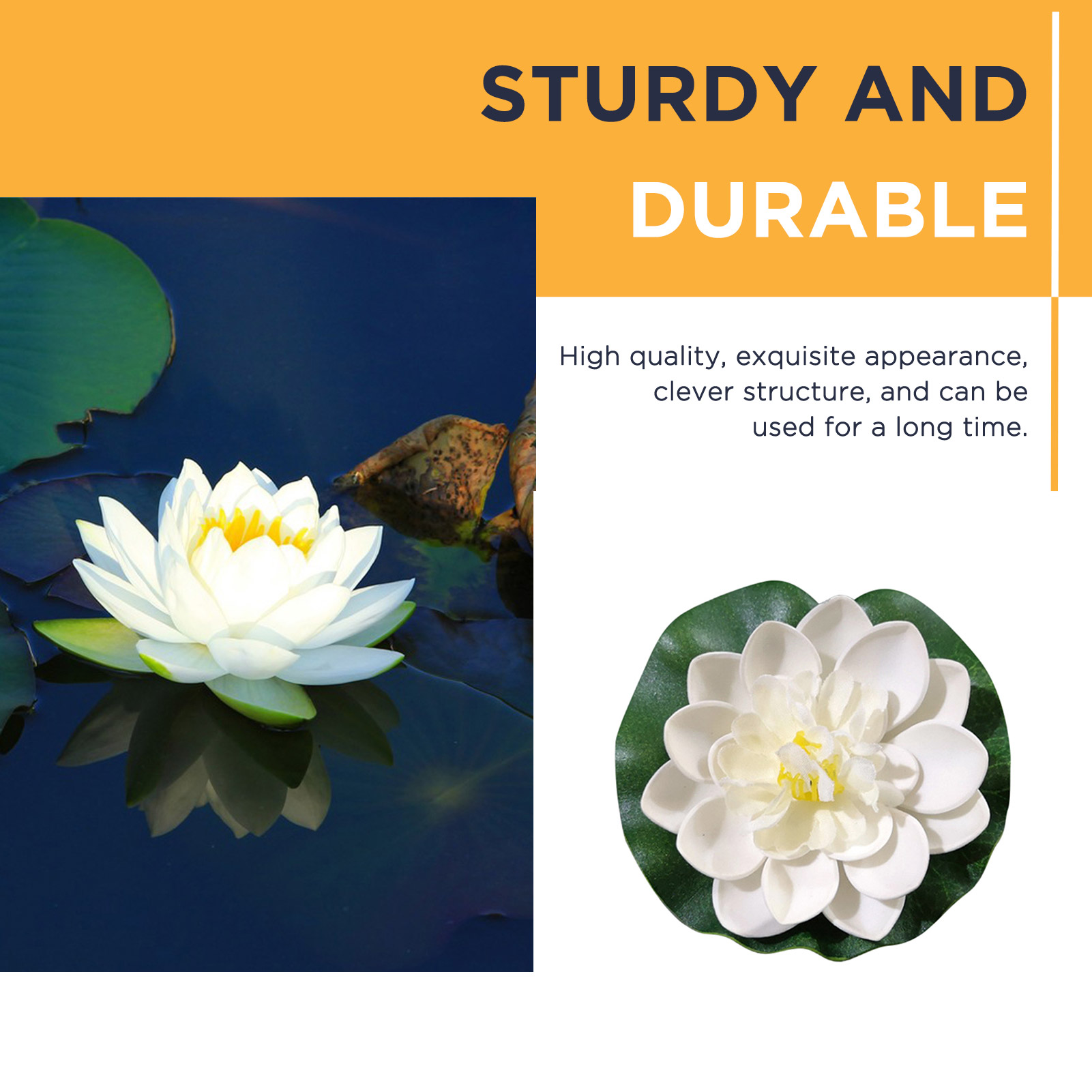 5pcs/set 10cm Artificial Lotus - Planted Aquarium Bowl บทวิจารณ์และราคา