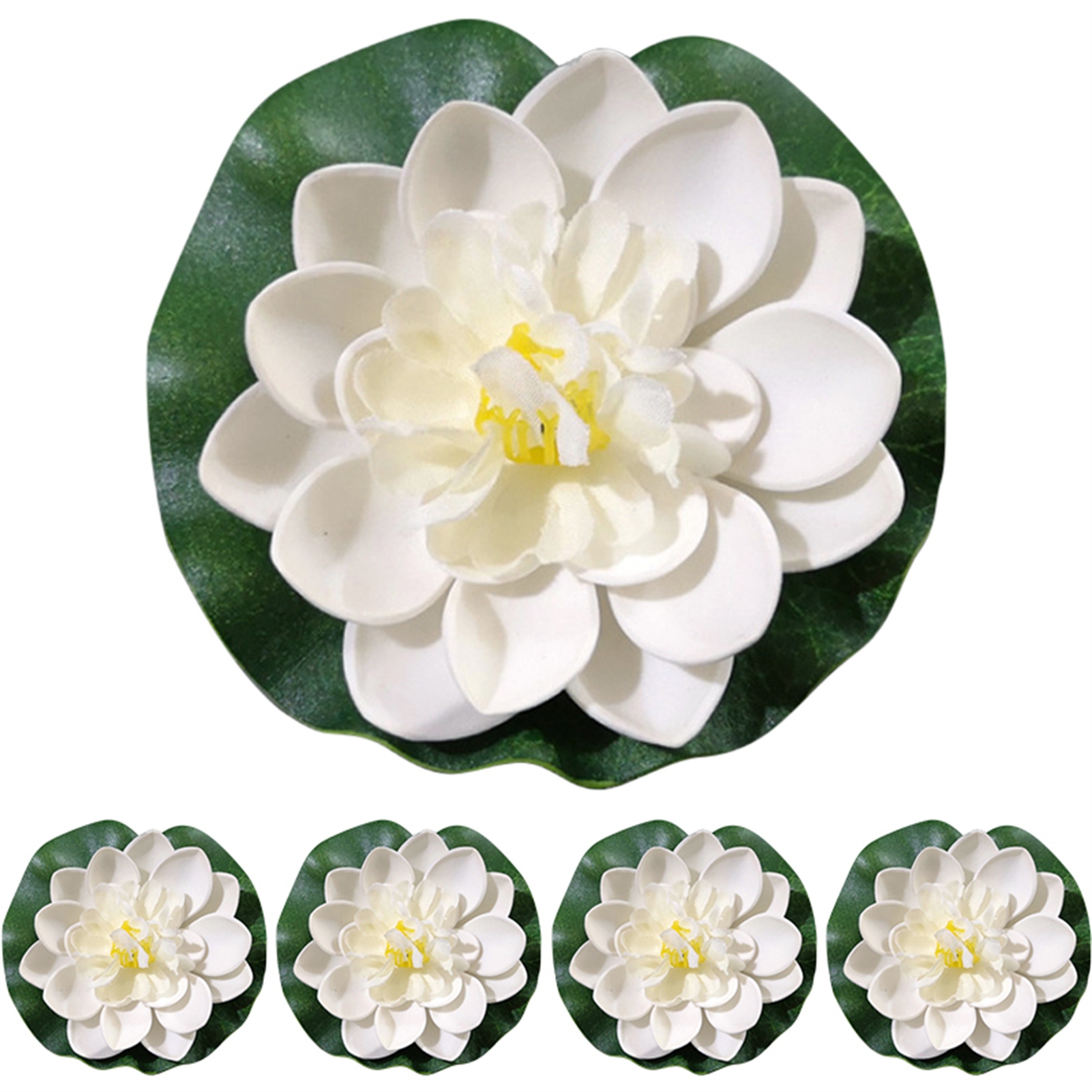 5pcs/set 10cm Artificial Lotus - Planted Aquarium Bowl บทวิจารณ์และราคา