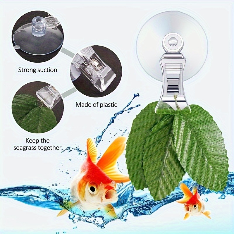8pcs Fish Seaweed Clip Plant S - Planted Aquarium Equipment บทวิจารณ์และราคา