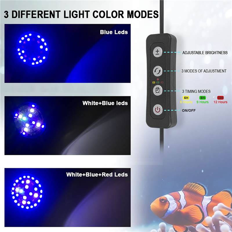 30W Aquarium Fish Tank Sea Wat - Led Planted Tank Light บทวิจารณ์และราคา