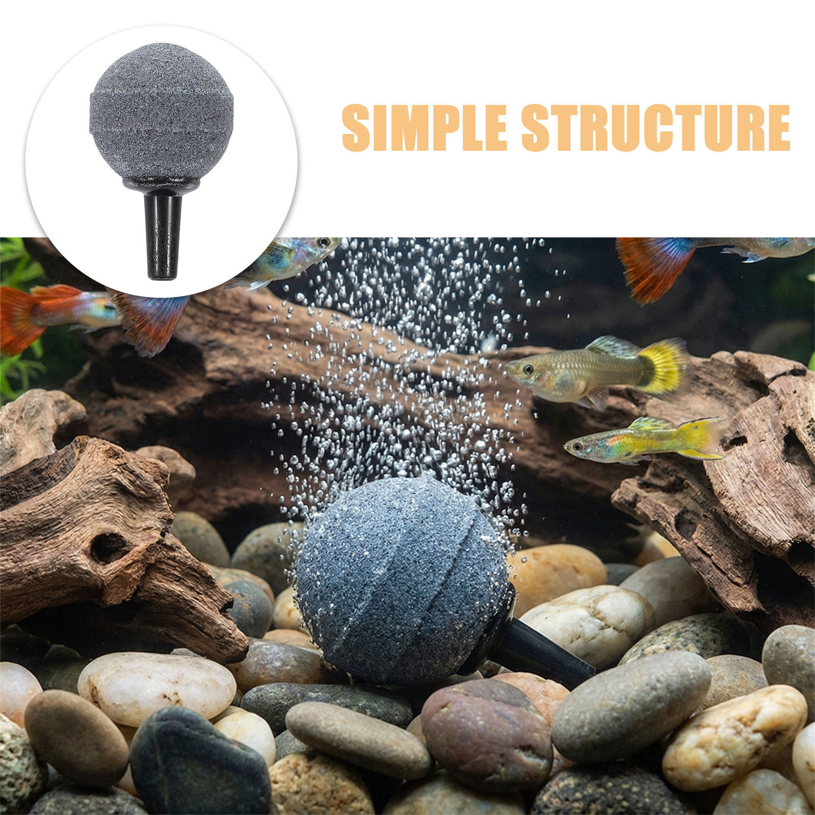 12pcs Aquarium Air Stone Bubbl - Planted Aquarium Care บทวิจารณ์และราคา