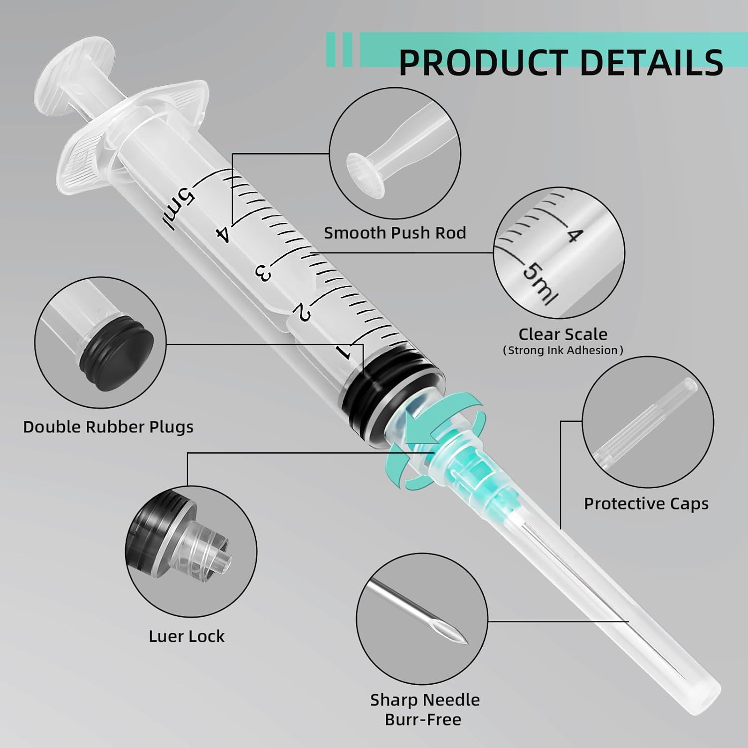 50 Pieces of 5ml Luer-Lock Syr - Planted Aquarium Equipment บทวิจารณ์และราคา