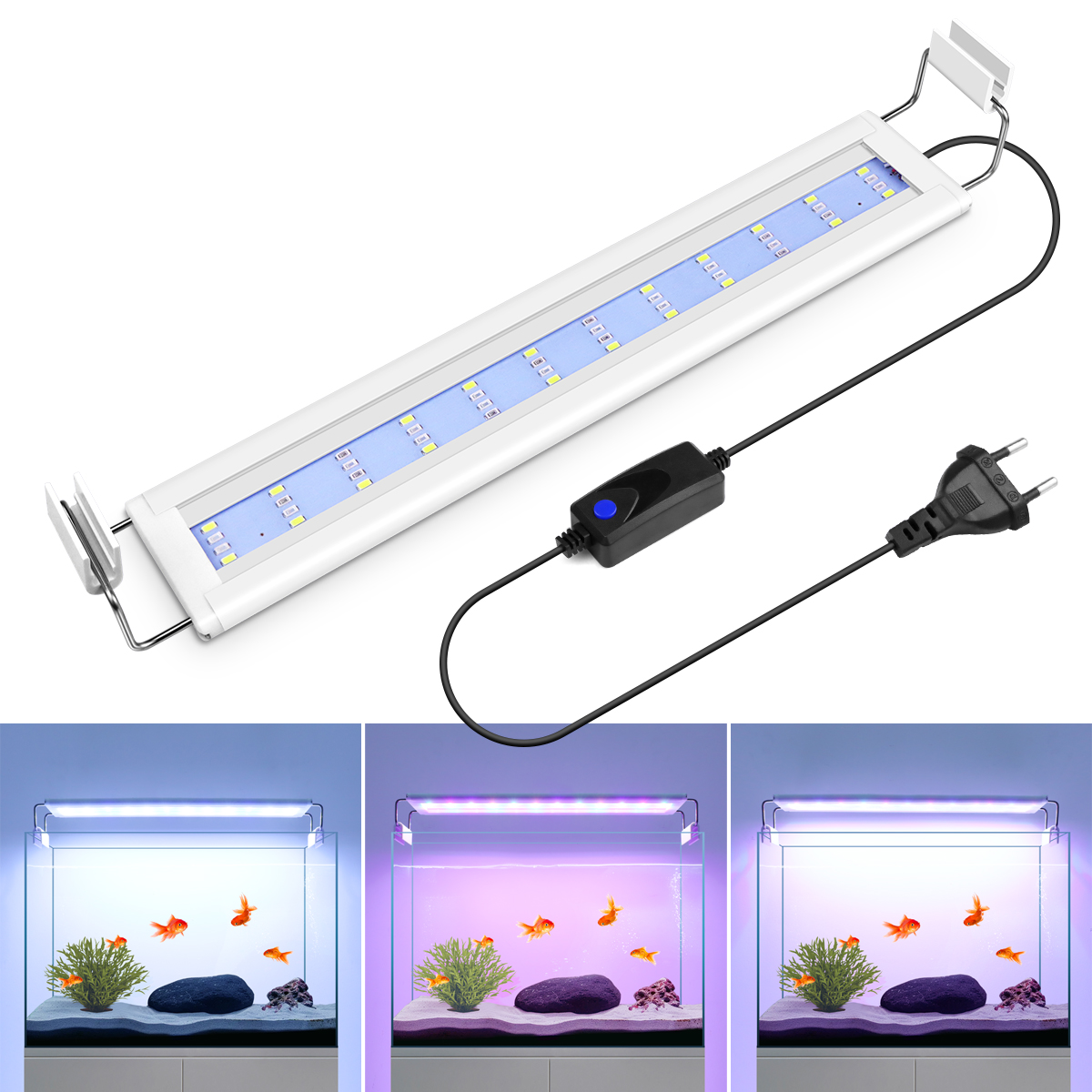 Super Slim LED Aquarium Light  - Led Planted Tank Light บทวิจารณ์และราคา