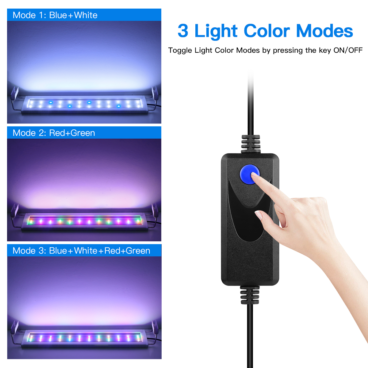 Super Slim LED Aquarium Light  - Led Planted Tank Light บทวิจารณ์และราคา