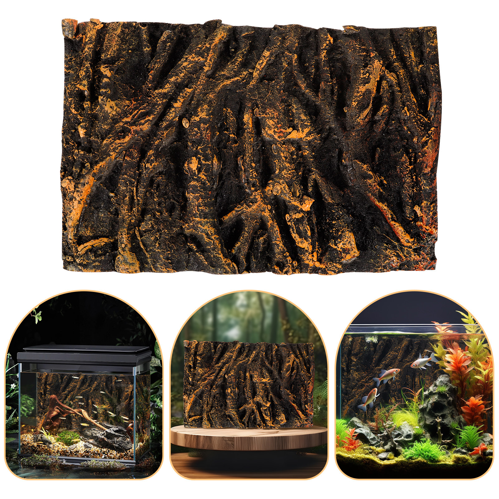 3D Tree Root PU Aquarium Backg - Planted Aquarium Equipment บทวิจารณ์และราคา
