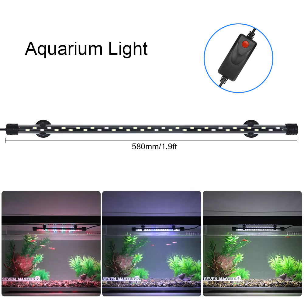 58CM  Aquarium Light LED Plant - Led Planted Tank Light บทวิจารณ์และราคา