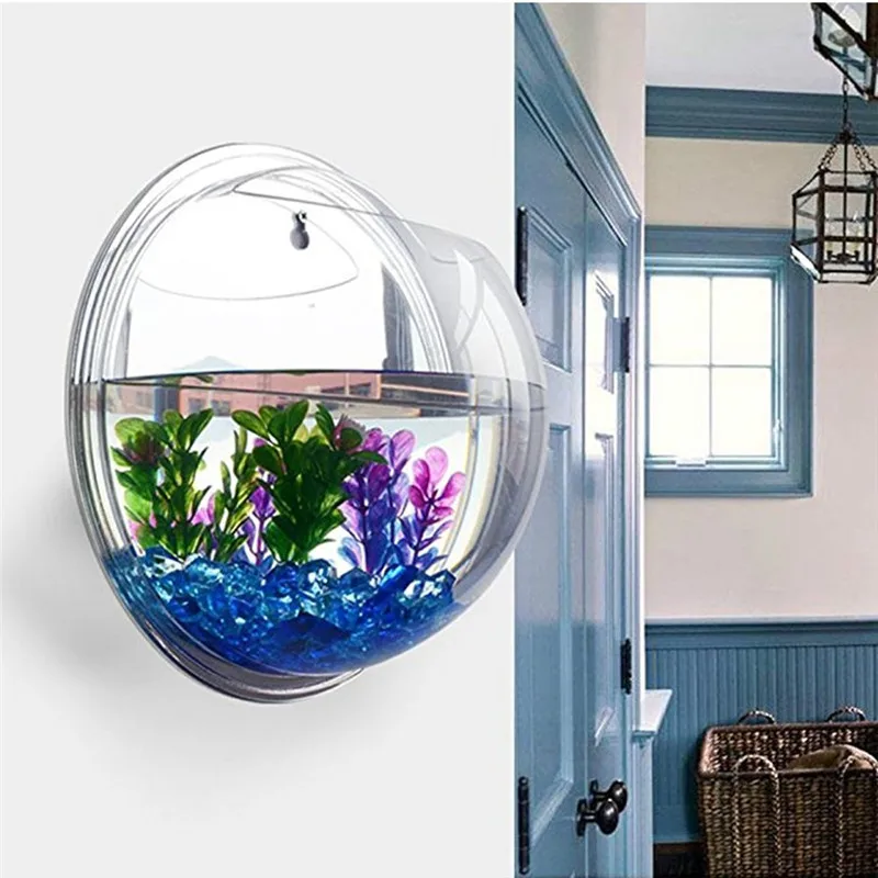 Transparent acrylic hanging wa - Planted Aquarium Bowl บทวิจารณ์และราคา