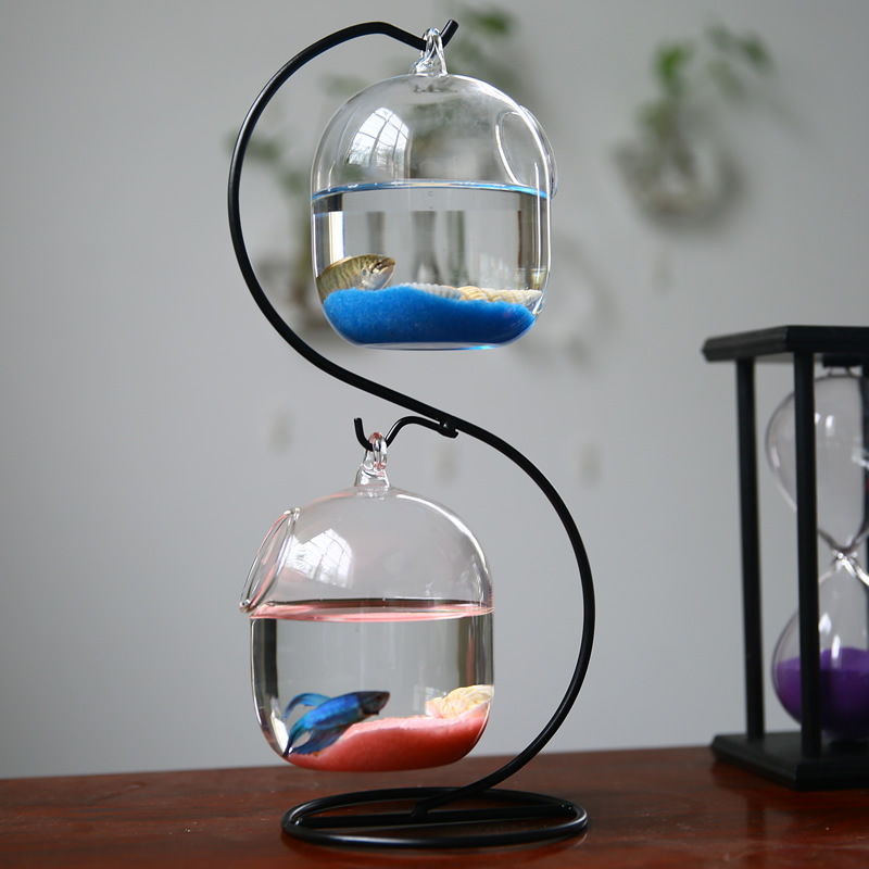 Creative Double-deck Suspended - Planted Aquarium Bowl บทวิจารณ์และราคา