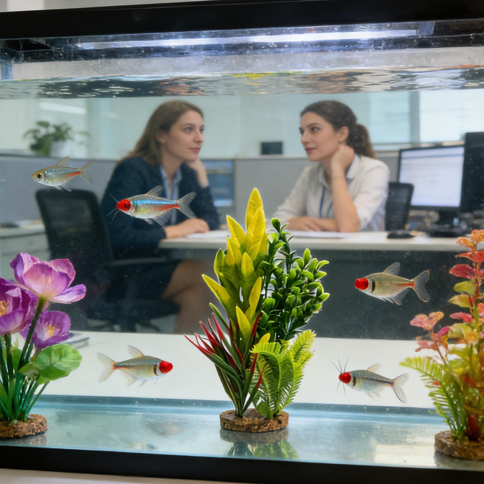 Fake Aquarium Plants Fish Tank - Planted Aquarium For Beginners บทวิจารณ์และราคา