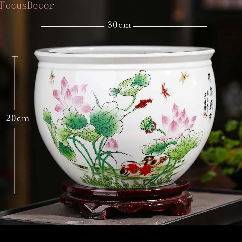 30cm Ceramic Fish Aquarium Fis - Planted Aquarium Bowl บทวิจารณ์และราคา