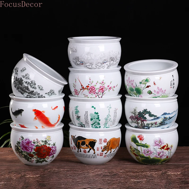 30cm Ceramic Fish Aquarium Fis - Planted Aquarium Bowl บทวิจารณ์และราคา