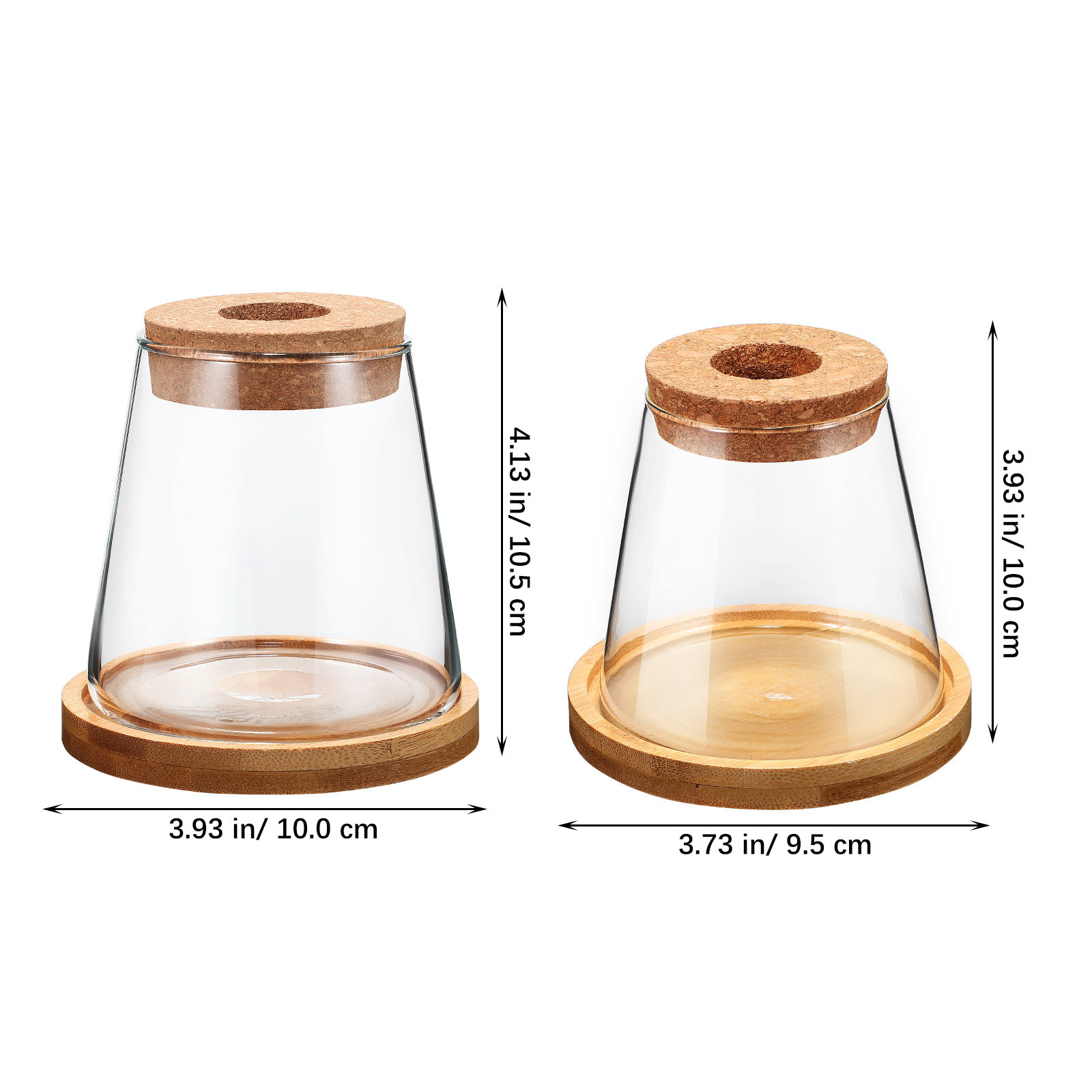 2Pcs Water Planters Glass Prop - Planted Aquarium Jar บทวิจารณ์และราคา