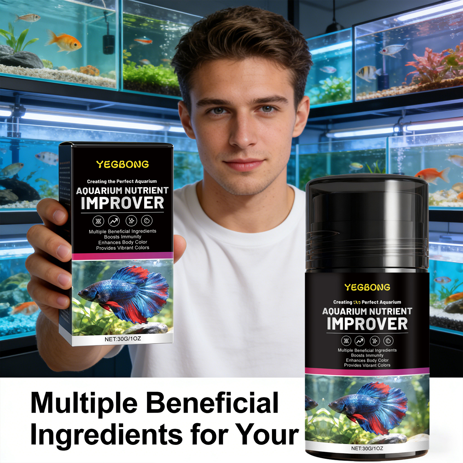 Aquarium Nutrient Improver Pro - Planted Aquarium Care บทวิจารณ์และราคา