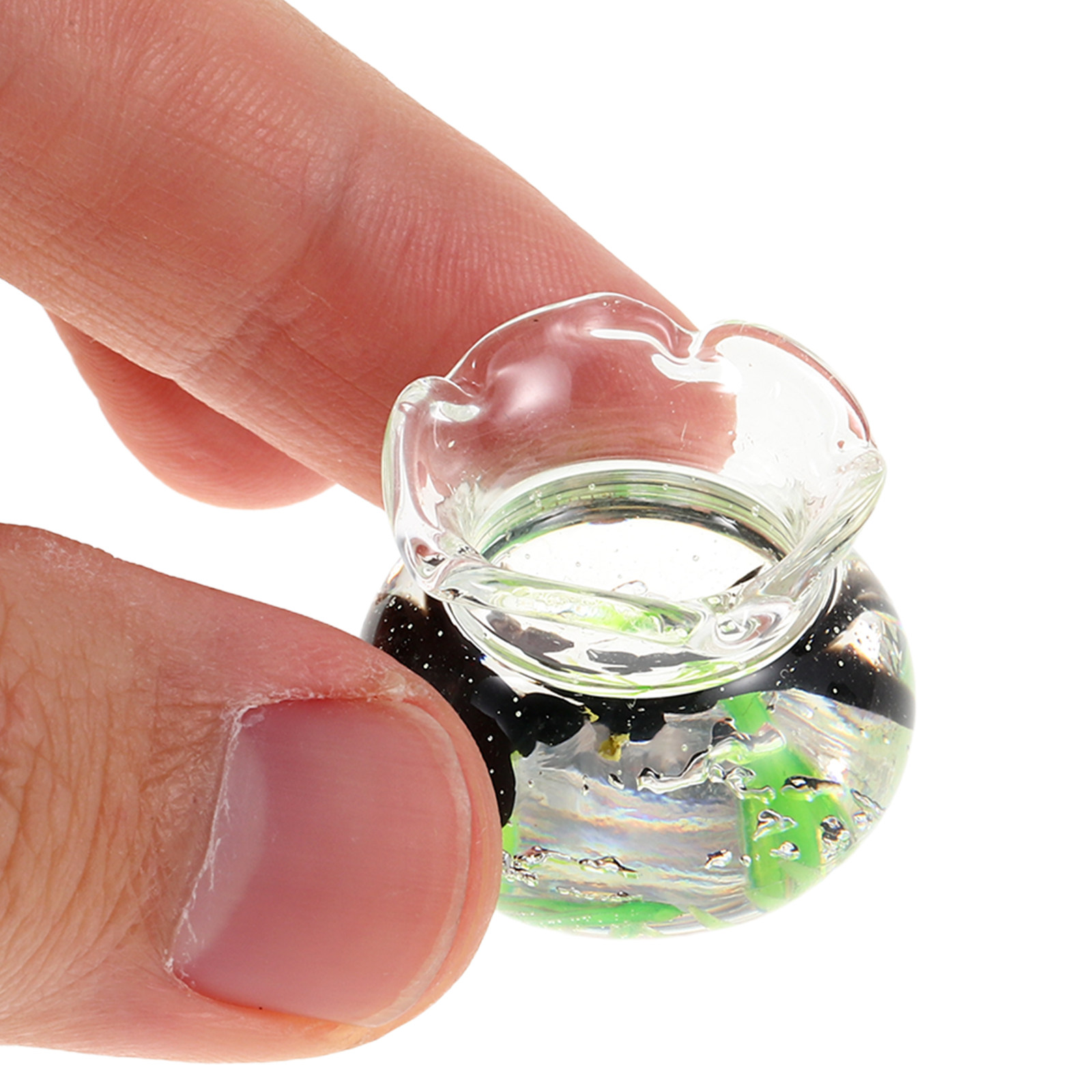 Miniature Resin Fish Bowl Roun - Planted Aquarium Bowl บทวิจารณ์และราคา