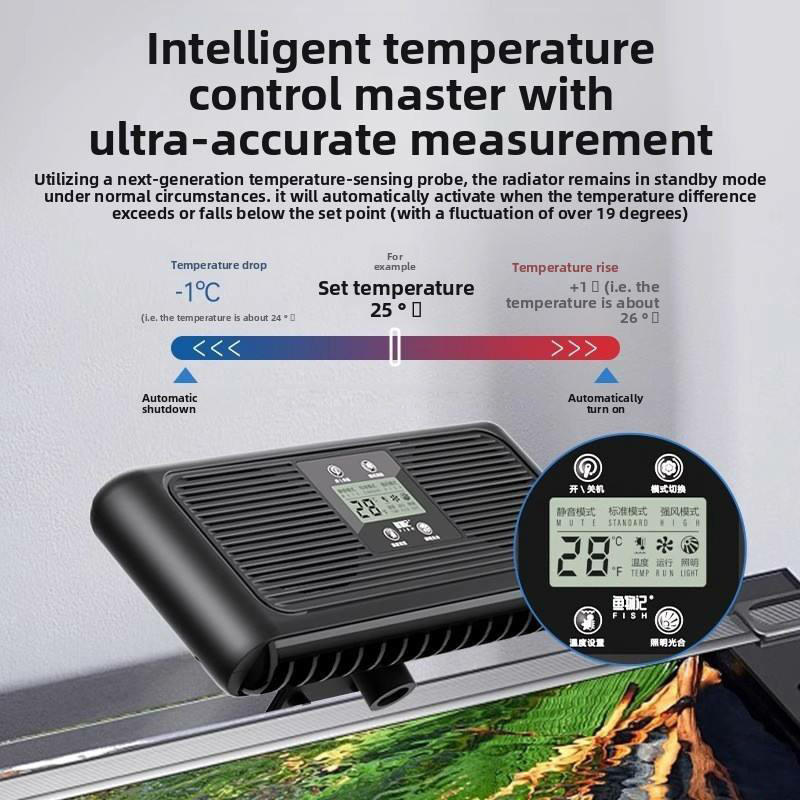 Silent Fish Tank Cooling Devic - Planted Aquarium Water Temperature บทวิจารณ์และราคา