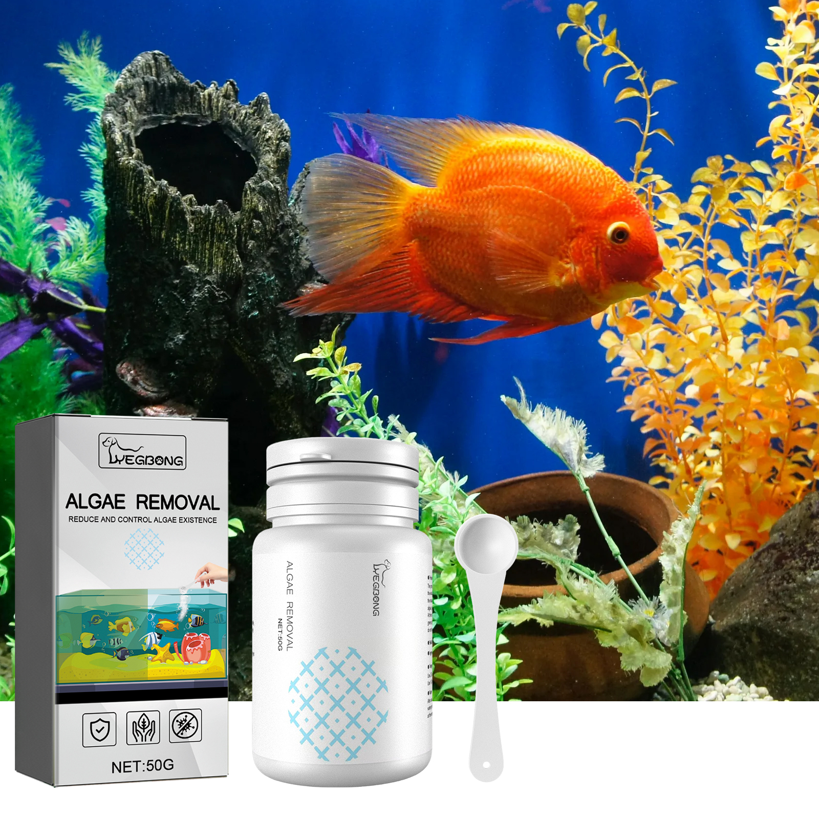 Algae Removal Quickly Removing - Planted Aquarium Fertilizer บทวิจารณ์และราคา