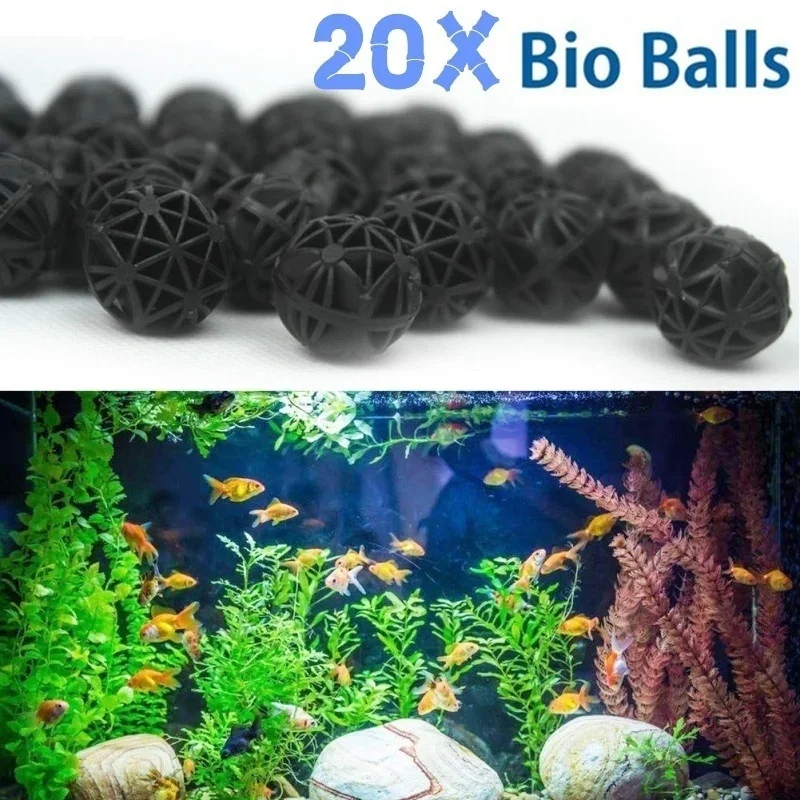 20Pcs 16mm Aquarium Filter Bio - Planted Aquarium Fertilizer บทวิจารณ์และราคา
