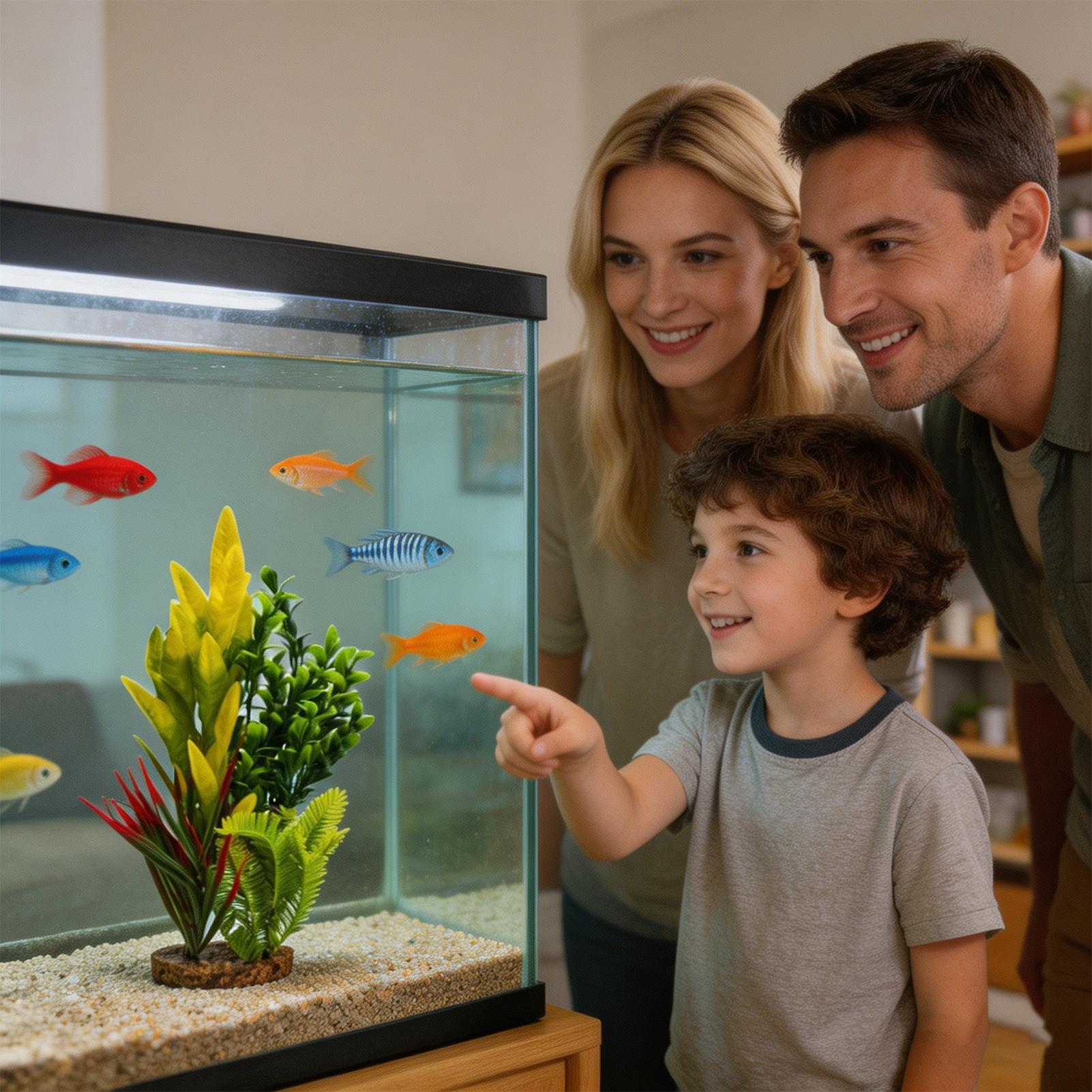 Artificial Plants For Aquarium - Planted Aquarium For Beginners บทวิจารณ์และราคา