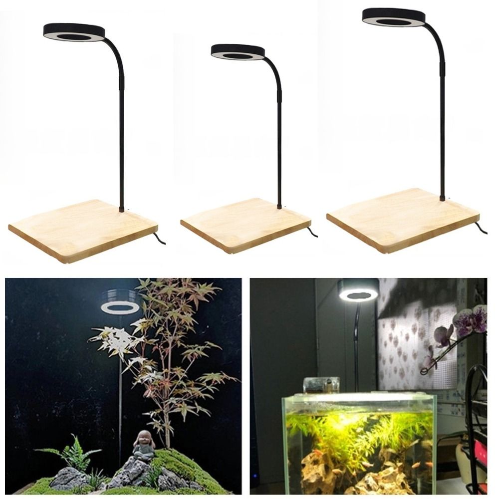 10W Fish Tank LED Lamp with Wo - Aquarium Plant On Wood บทวิจารณ์และราคา