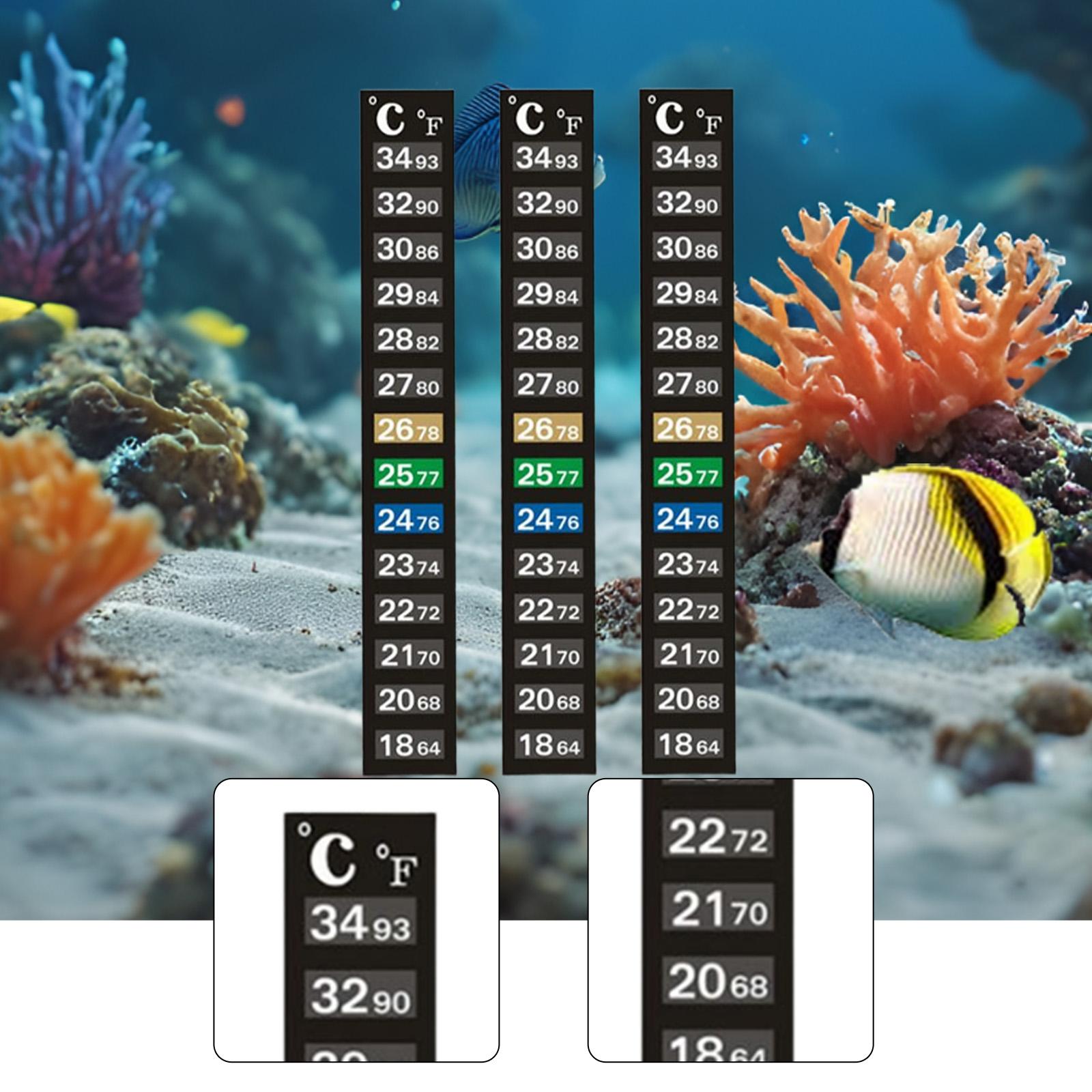 3Pcs/Set Aquarium Thermometer  - Planted Aquarium Water Temperature บทวิจารณ์และราคา