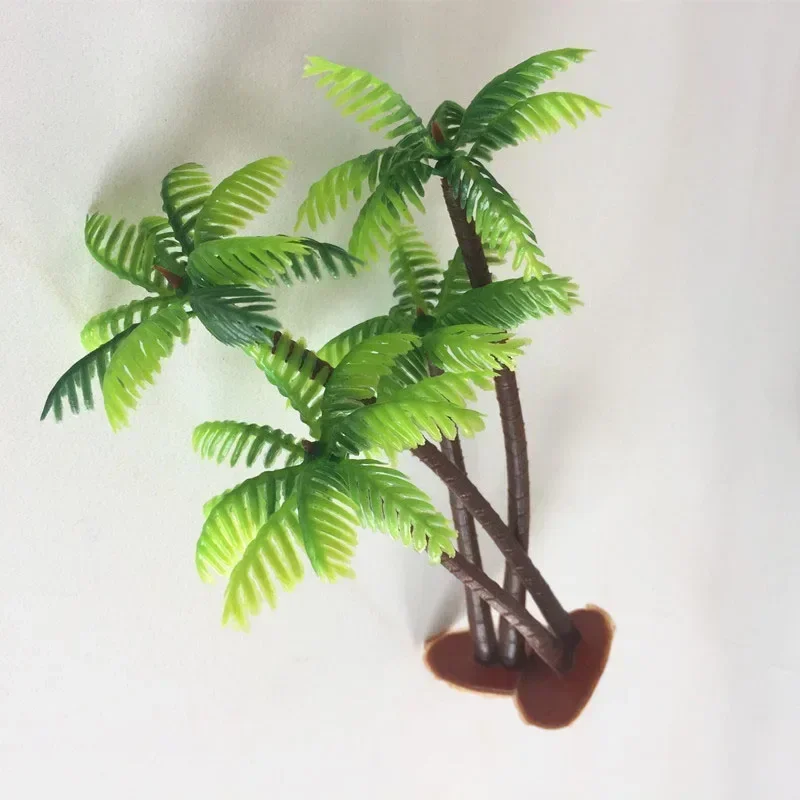 5Pcs Mini Plastic Coconut Palm - Planted Aquarium Equipment บทวิจารณ์และราคา