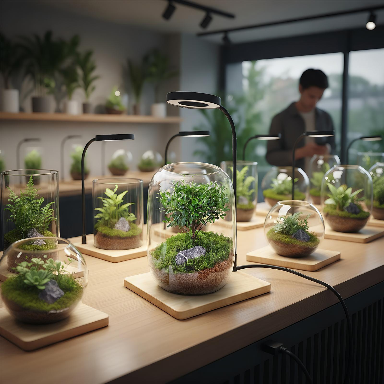 Plant Lights For Indoor Growin - Aquarium Plant On Wood บทวิจารณ์และราคา