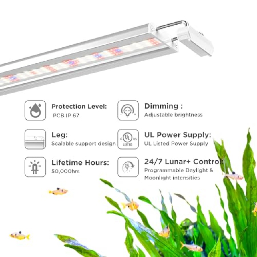 Aquarium LED Light for planted - Led Planted Tank Light บทวิจารณ์และราคา